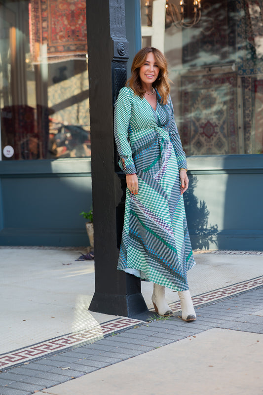 Costilla Geometric Print Dress