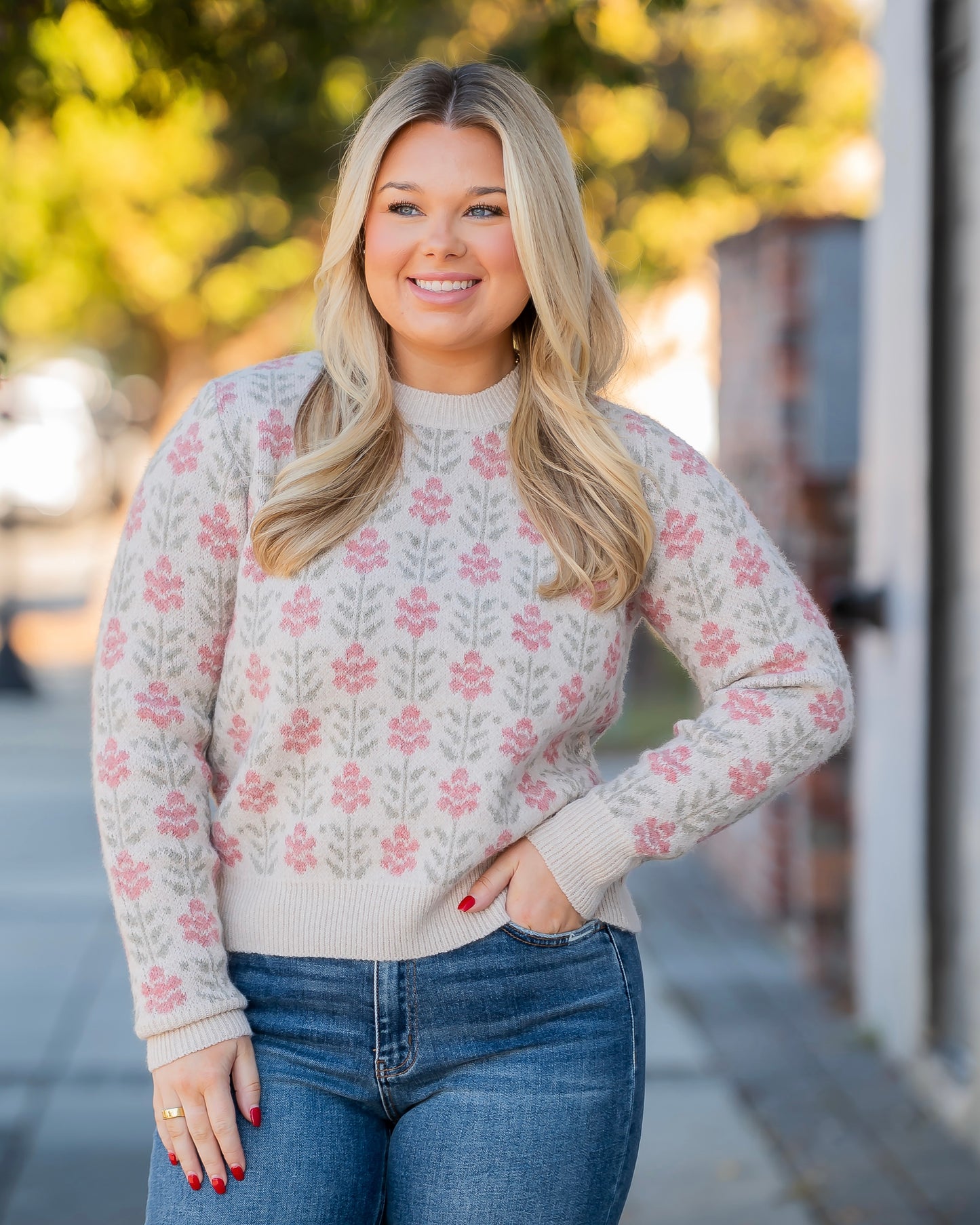 Windemere Floral Sweater