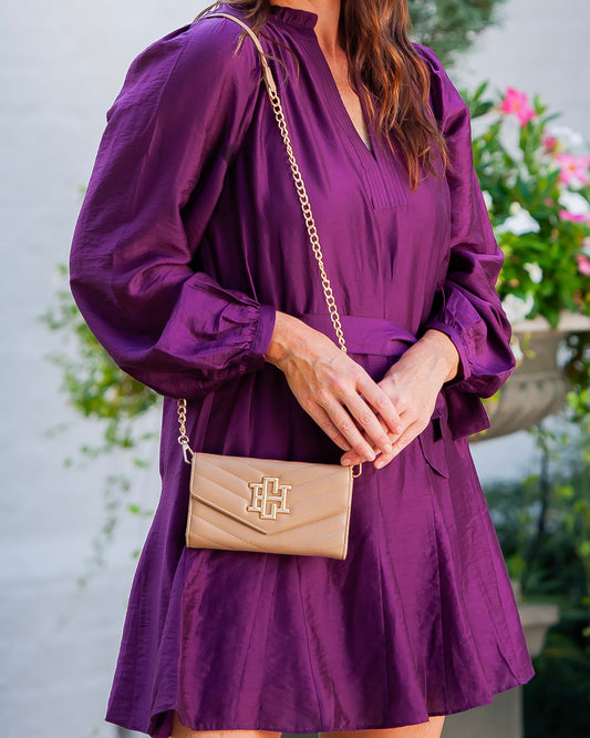 Carlington Clutch Crossbody Latte VQ