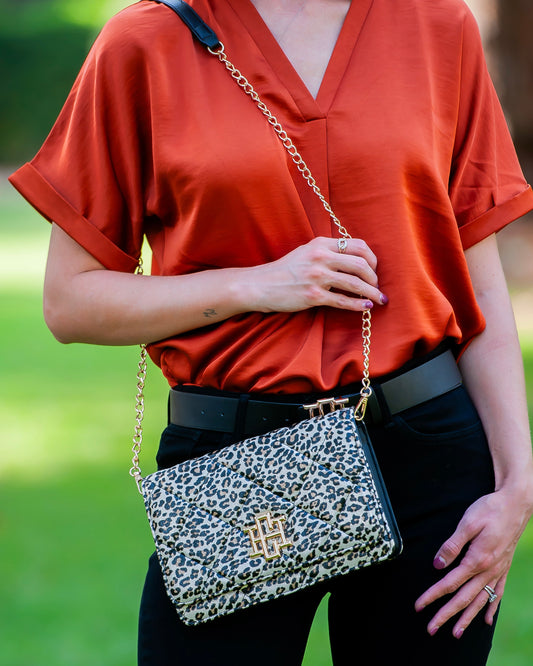 Bryn Crossbody Clutch Spotted LD