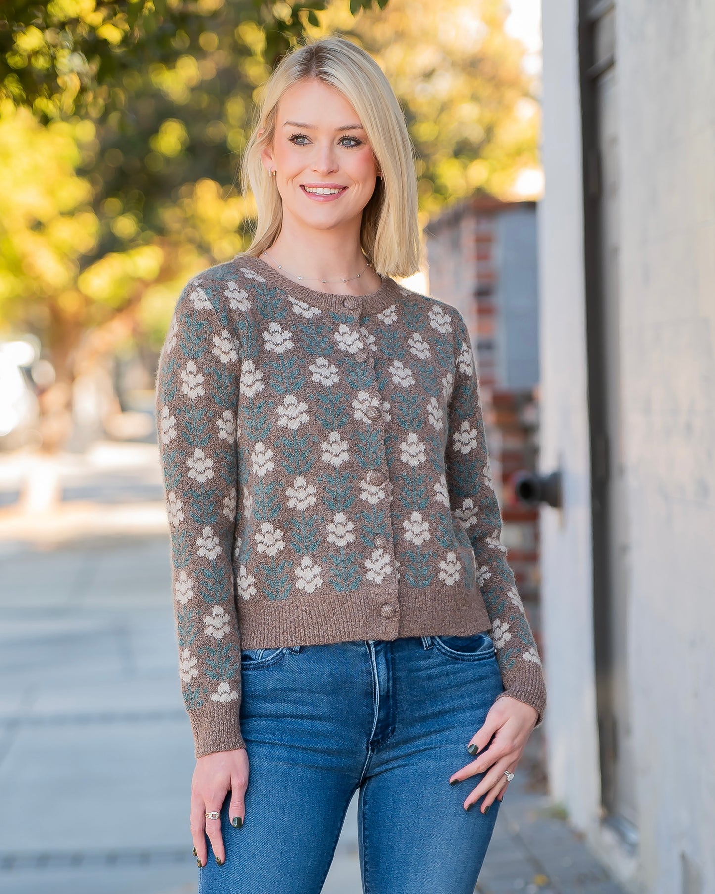 Brookings Floral Cardigan