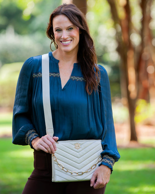 Ariana Crossbody - Pearl VQ