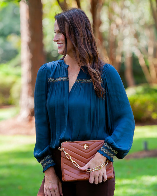 Ariana Crossbody - Saddle VQ