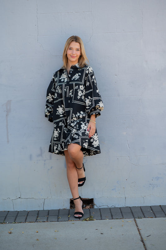 Suzette Floral Print Dress