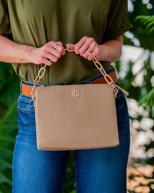 Ariana Crossbody - Taupe