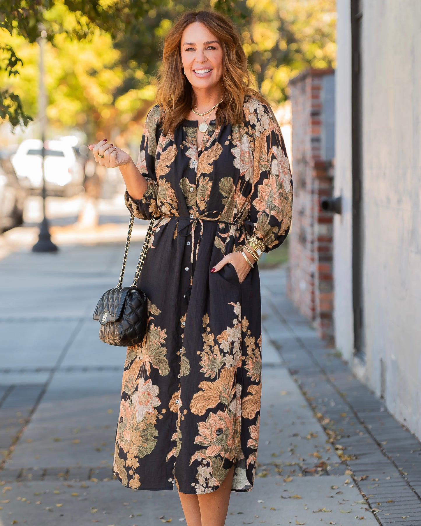 Garrison Floral Print Dress