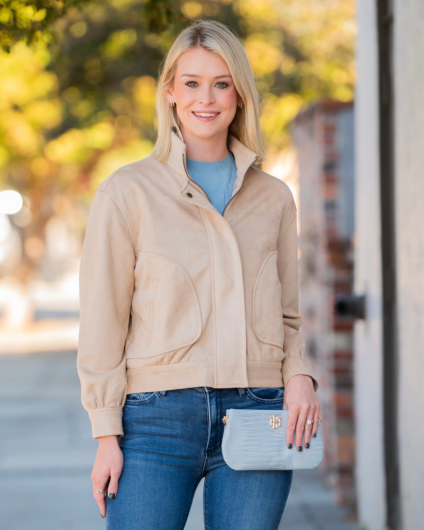 Chaplin Faux Suede Jacket