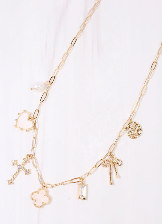 Ginifer Charm Necklace GOLD