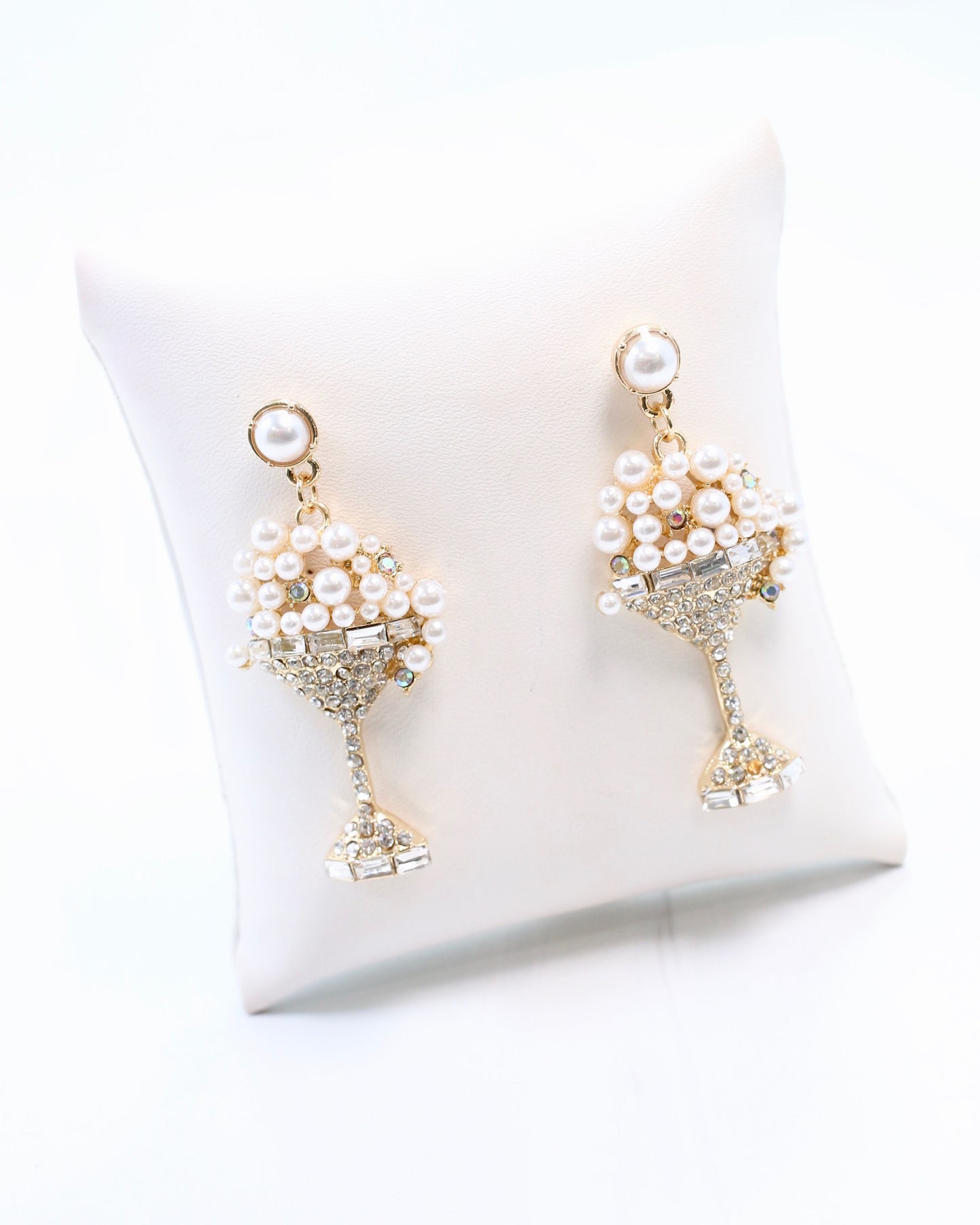 Bubbles and Champagne Earring Gold