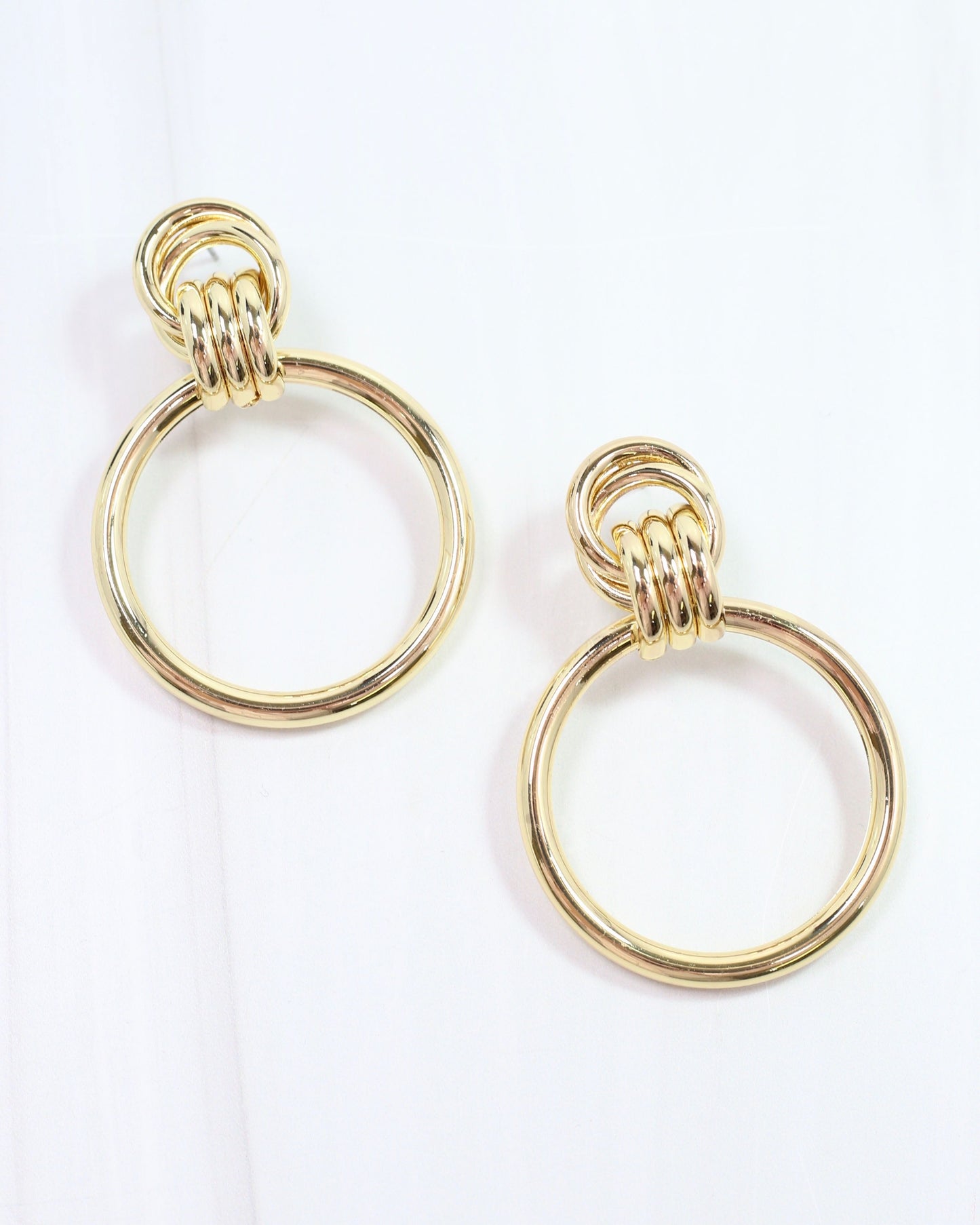 Freddie Drop Earring Gold