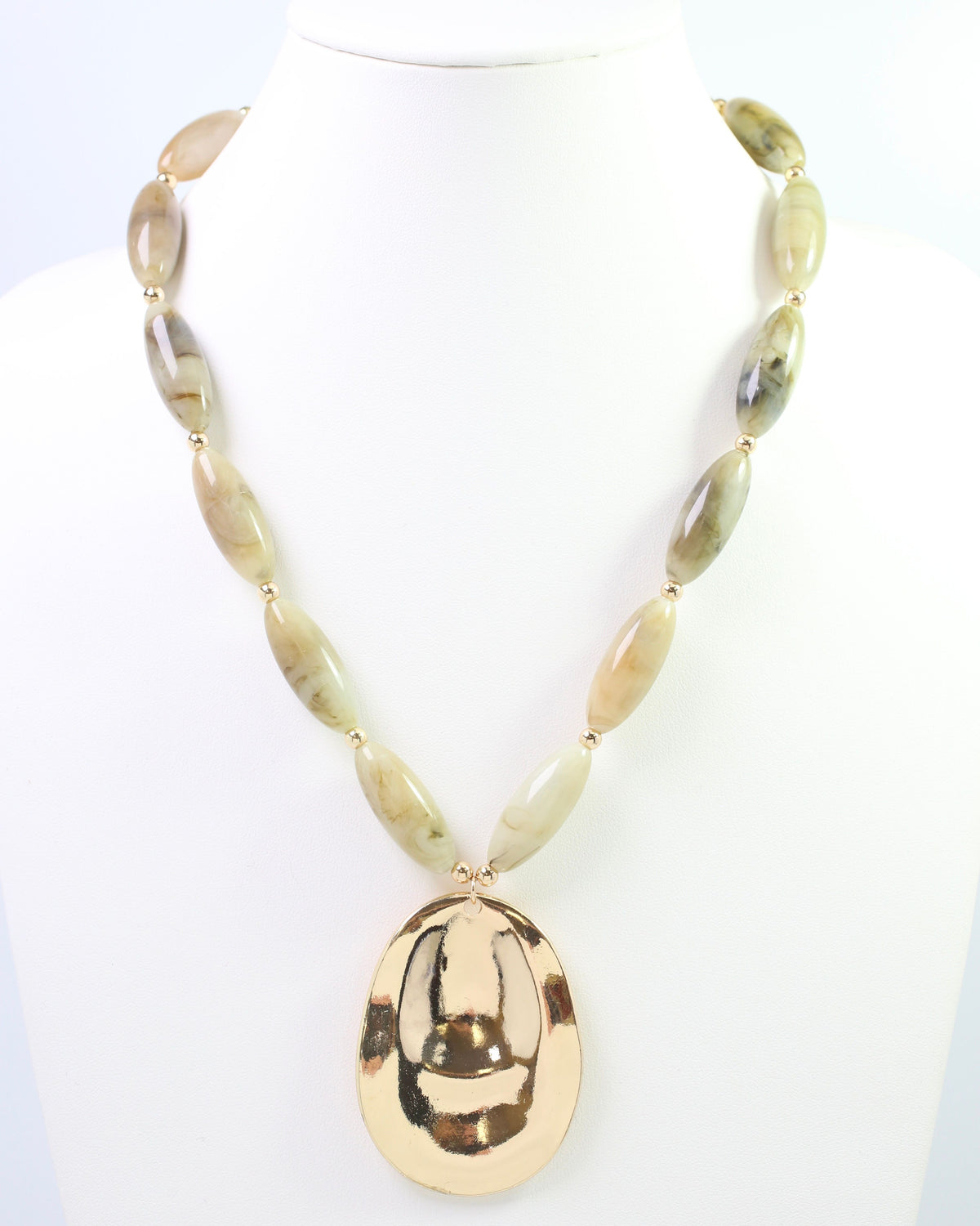 Albion Beaded Necklace Natural