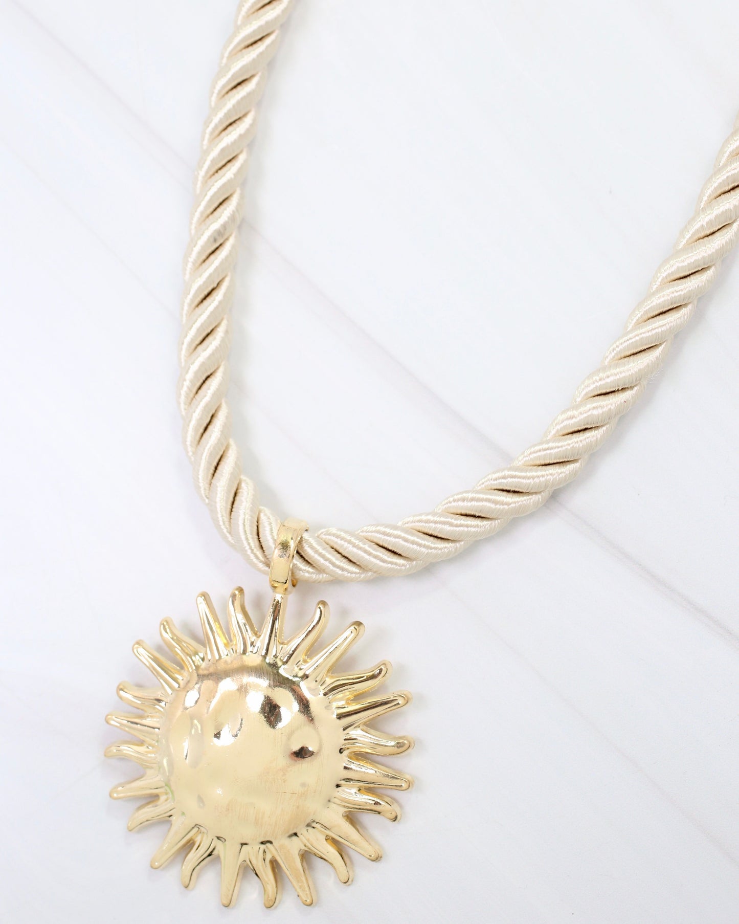 Grand Haven Sun Cord Necklace Gold