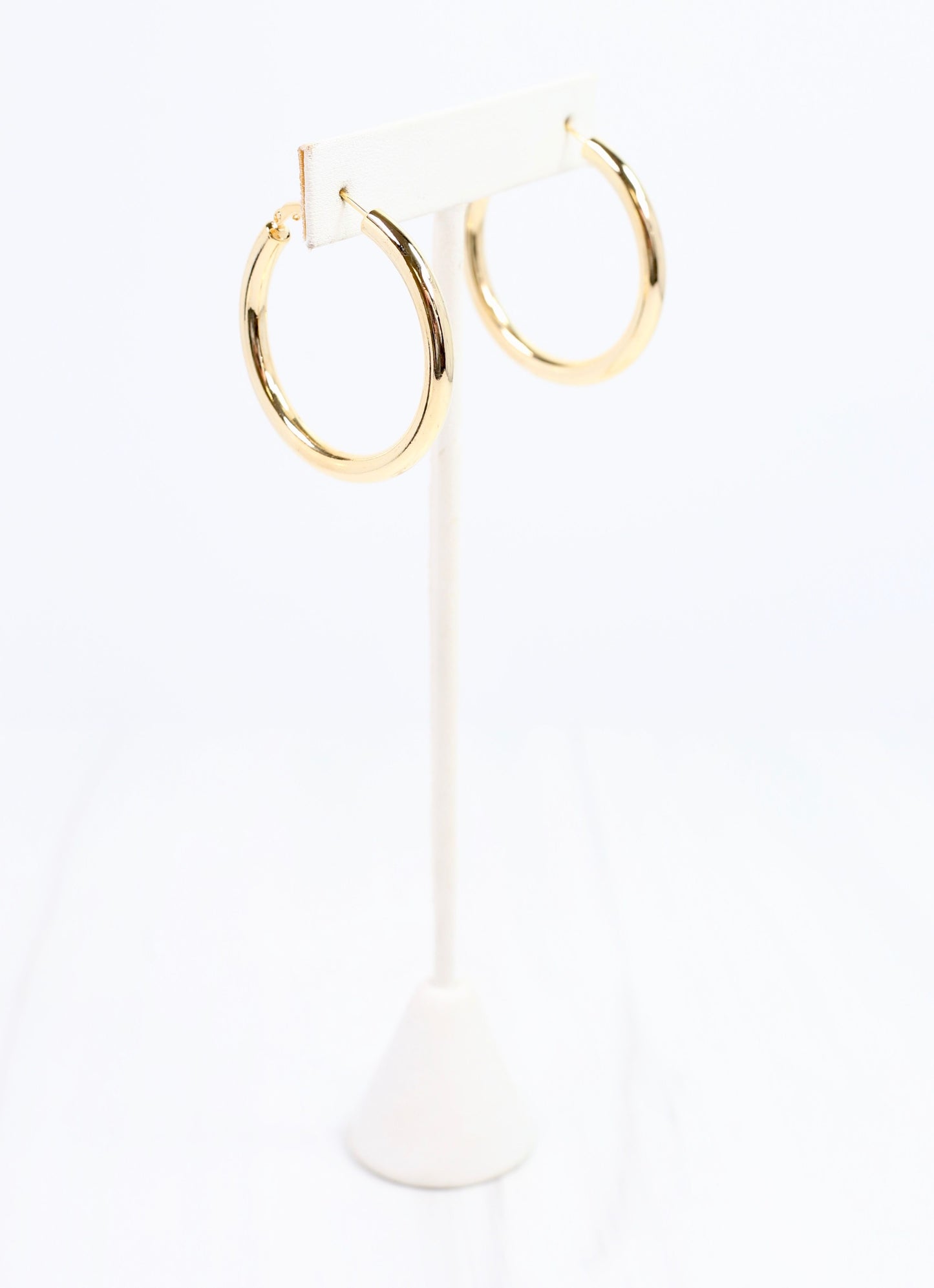 Daniele Hoop Earring Shiny Gold