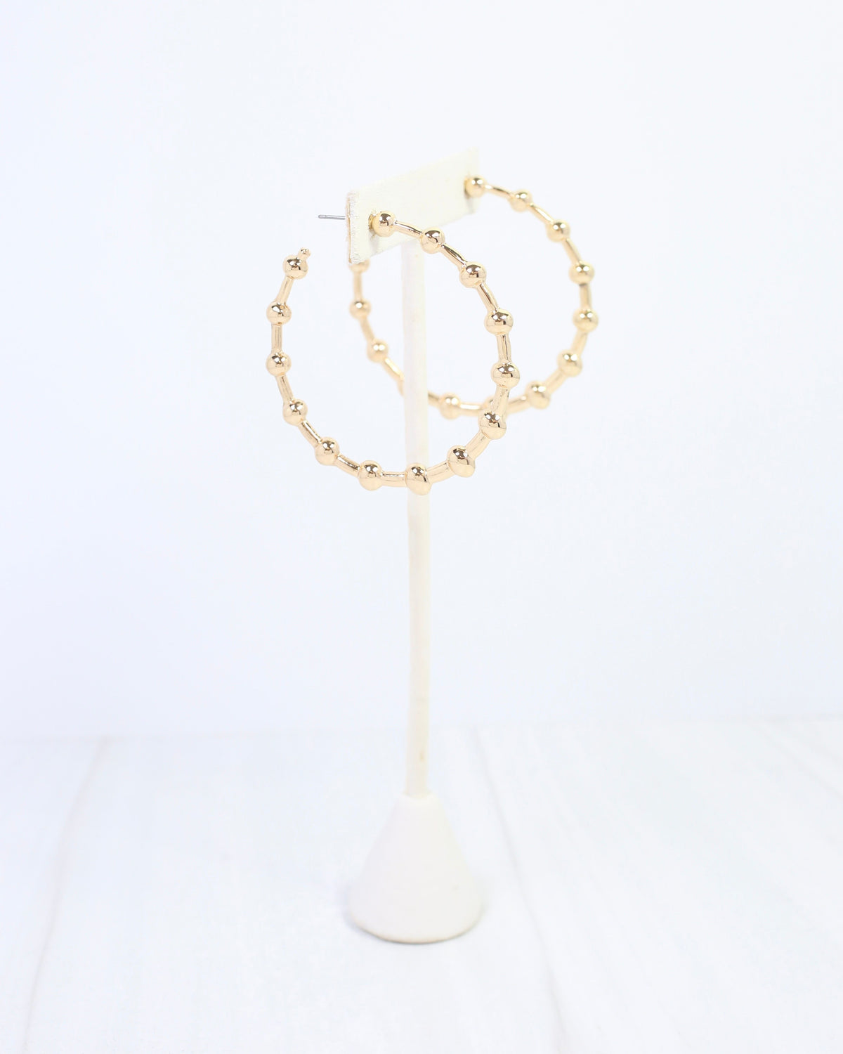 Layne Ball Hoop Earring Gold