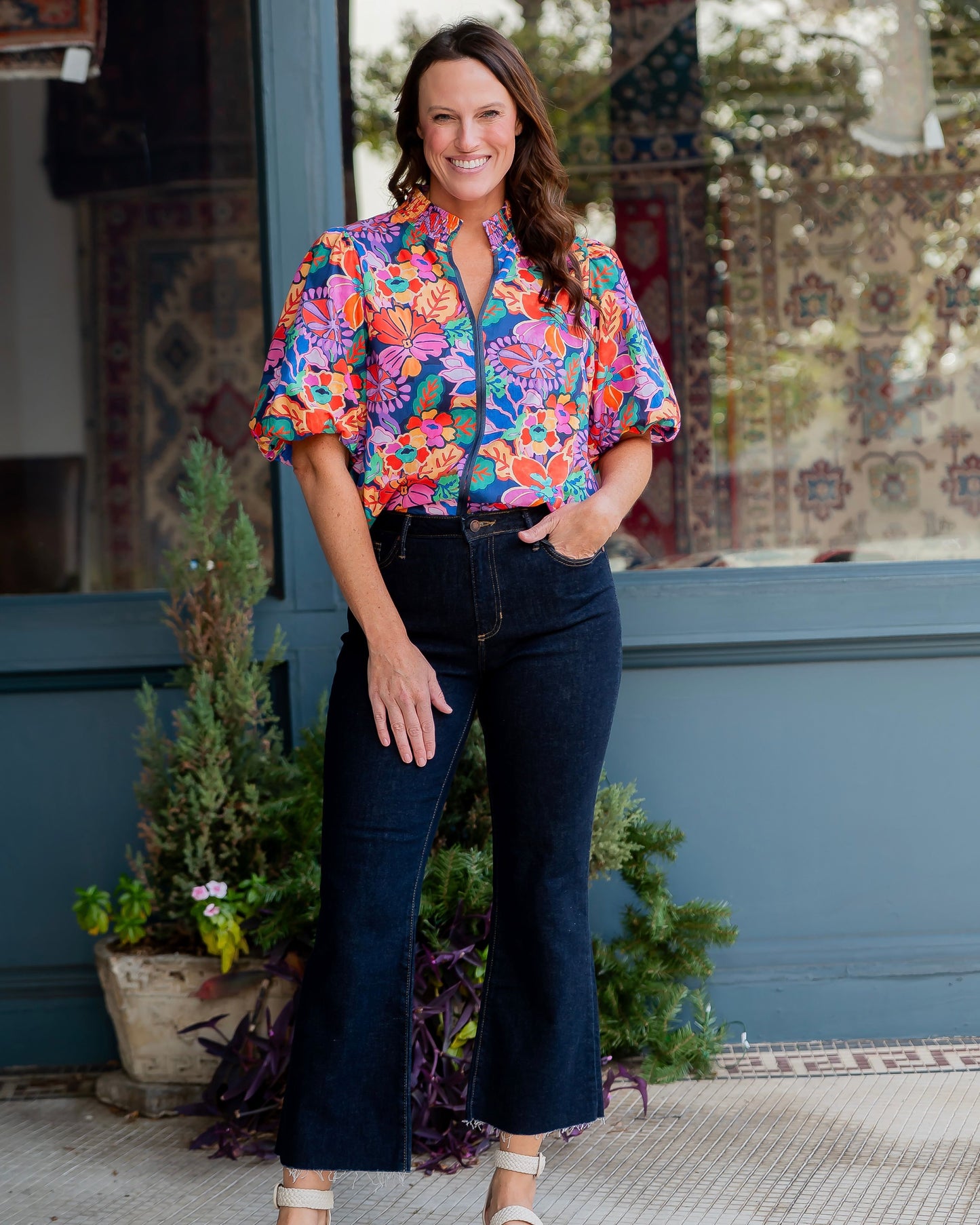 Happy Days Floral Top