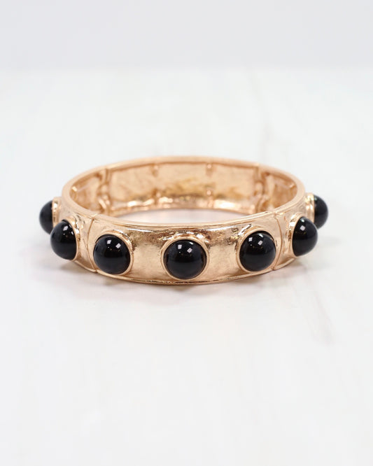 Reagan Stretch Bracelet Black