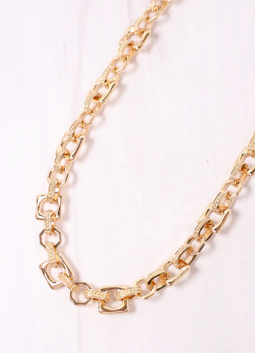 Cowan Link Necklace GOLD