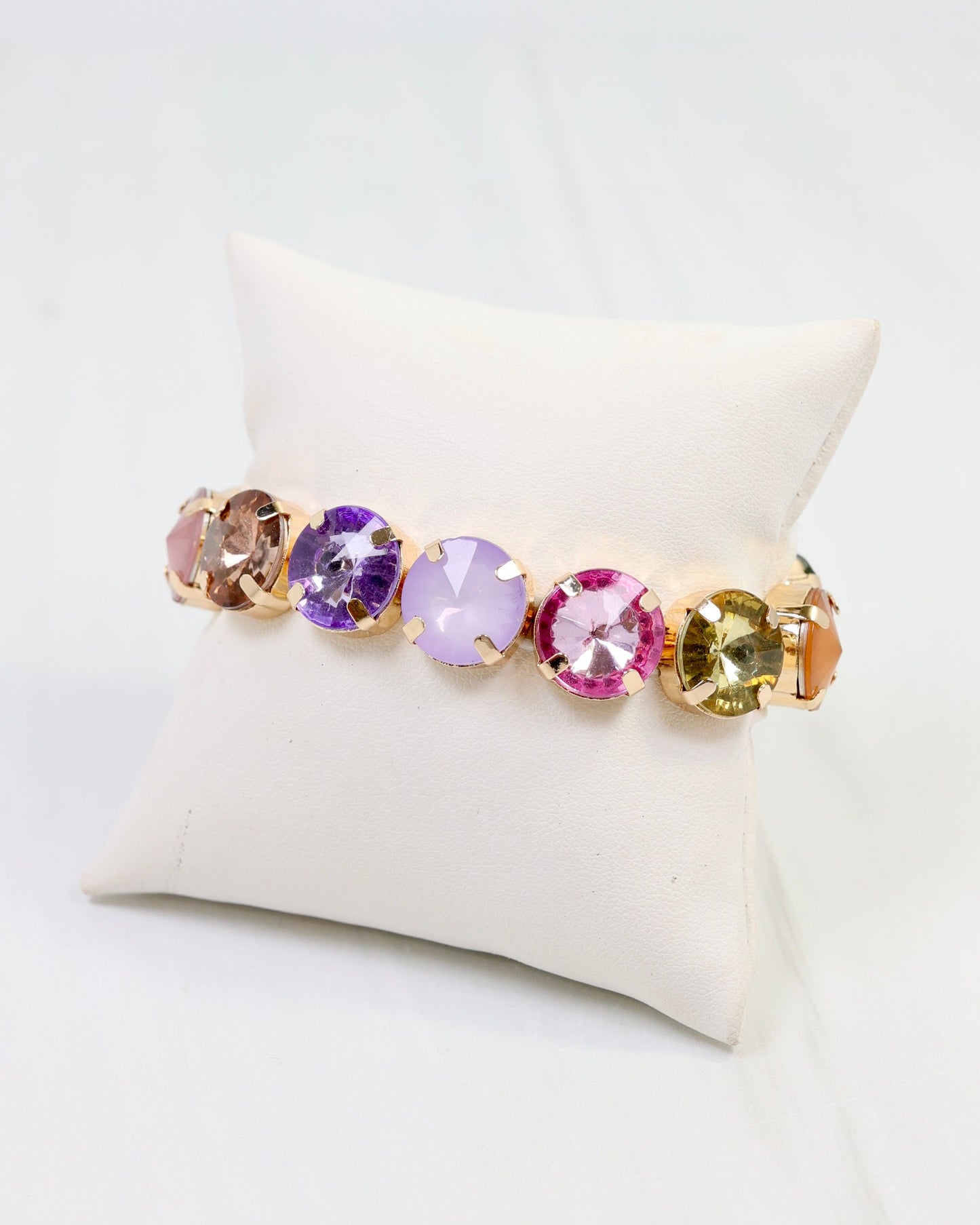 Shalimar Rhinestone Stretch Bracelet Light Multi