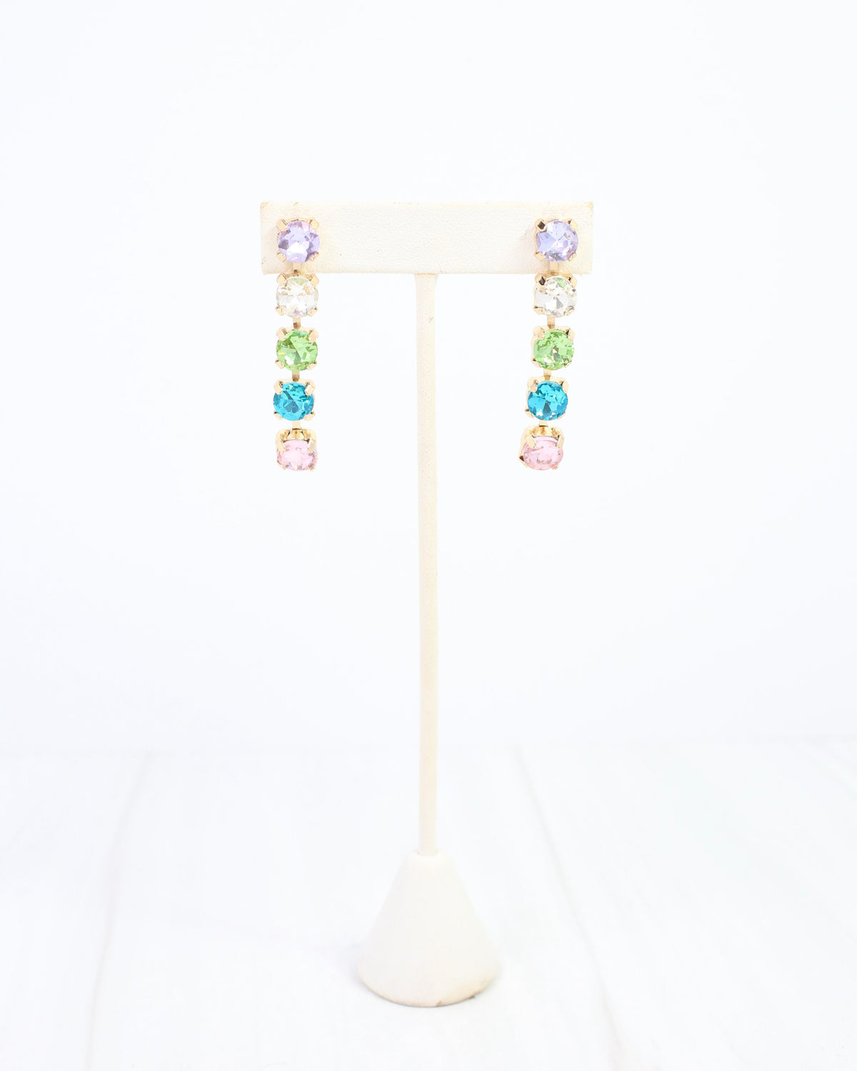 Kent Crystal Drop Earring Lavender Multi