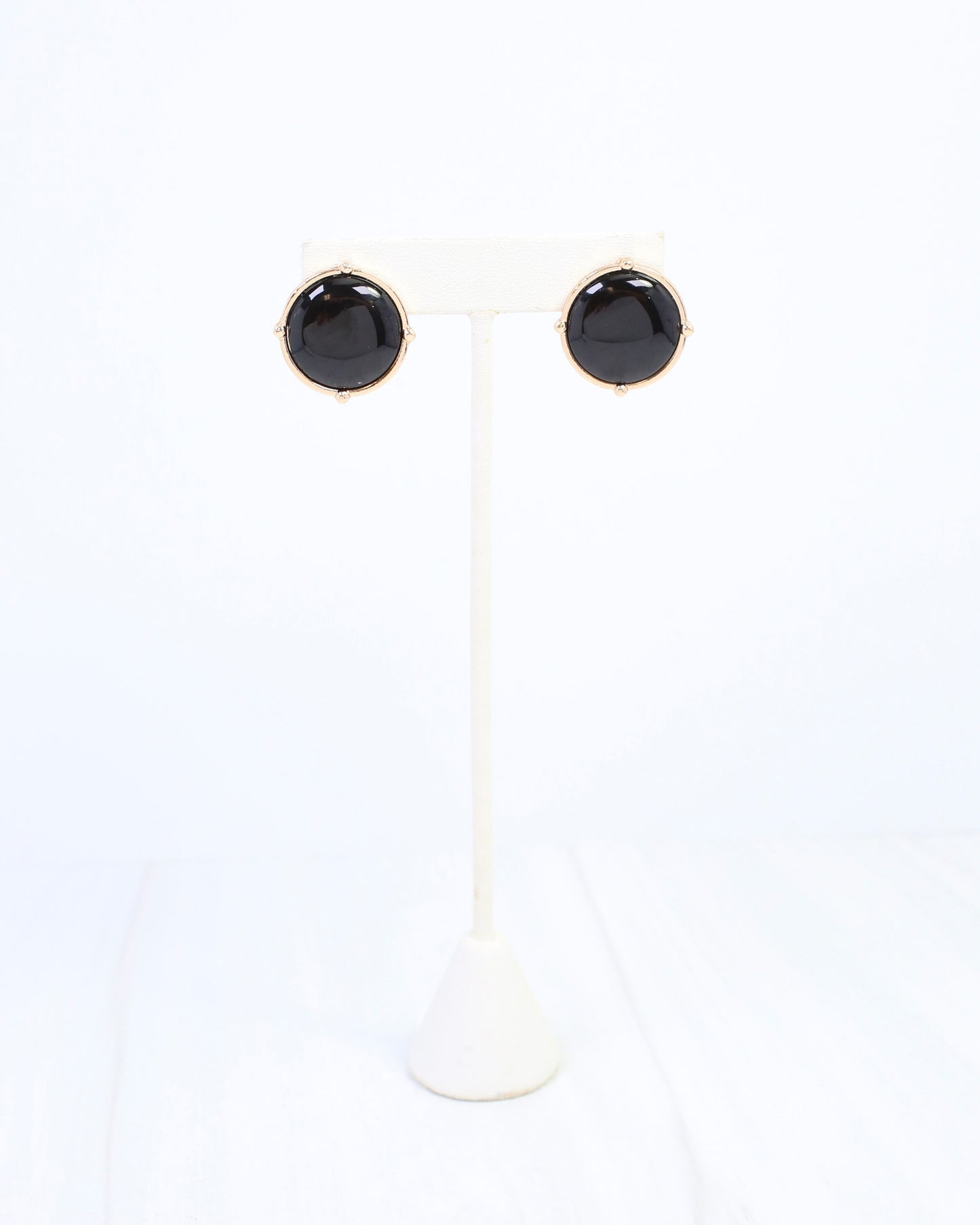 McKinley Stud Earring Black
