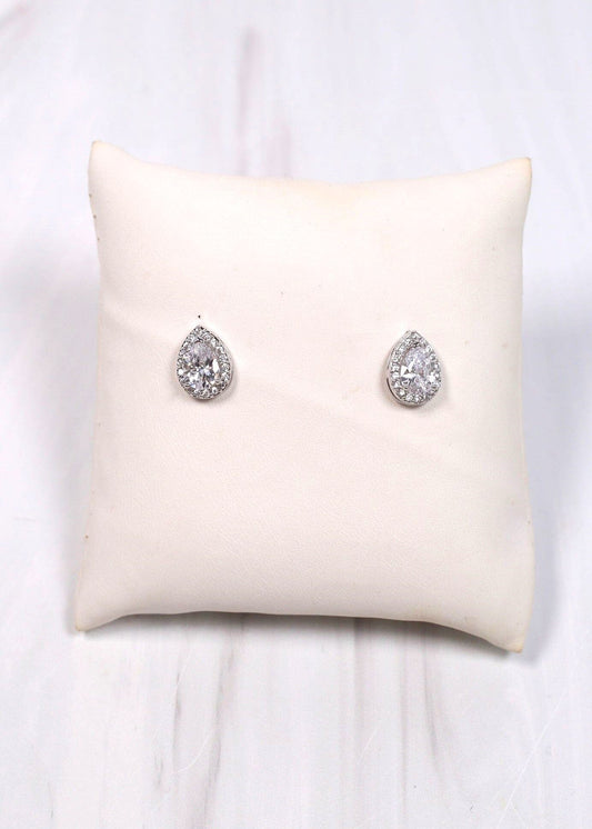 Walsh CZ Earring SILVER - Caroline Hill