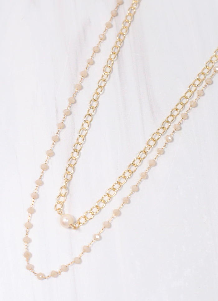 Whitford Layered Necklace GOLD - Caroline Hill