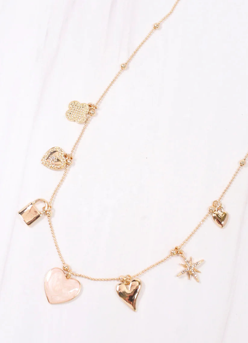 Stamberg Charms necklace GOLD