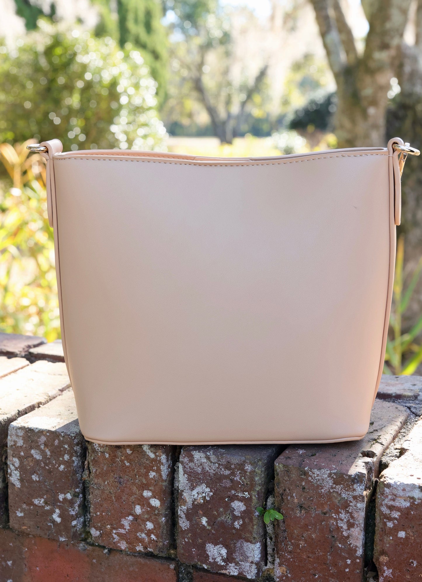 Brielle Bucket Bag Tan