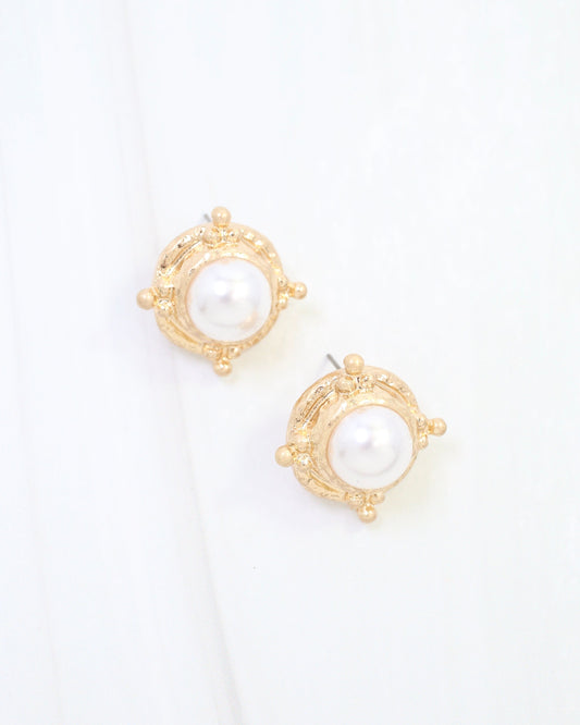 Betty Day Pearl Post Earring WRVG
