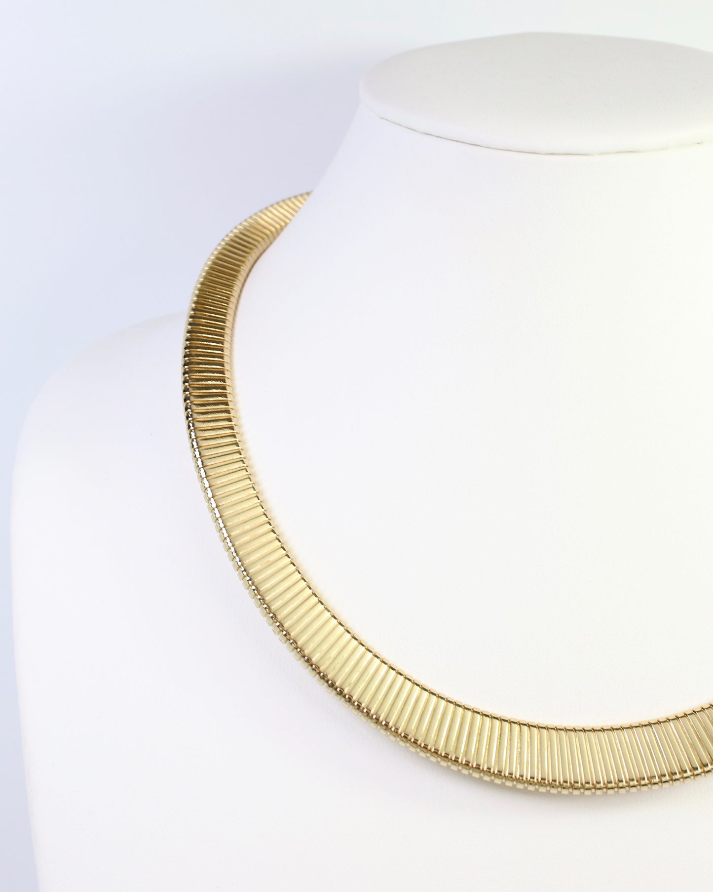 Monroe Herringbone Necklace Gold