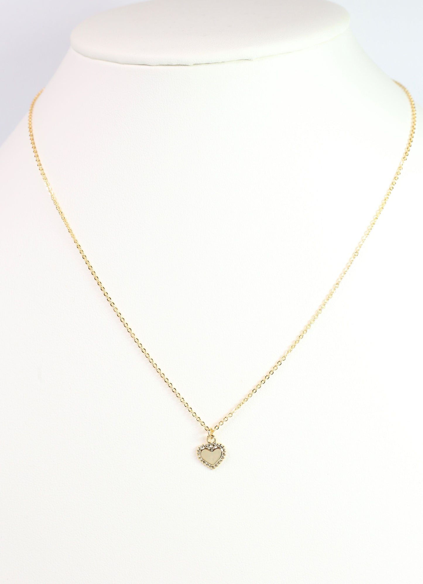 Blanchett Heart Necklace Gold