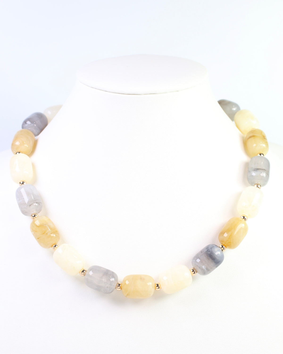 Penelope Beaded Necklace Nude Multi