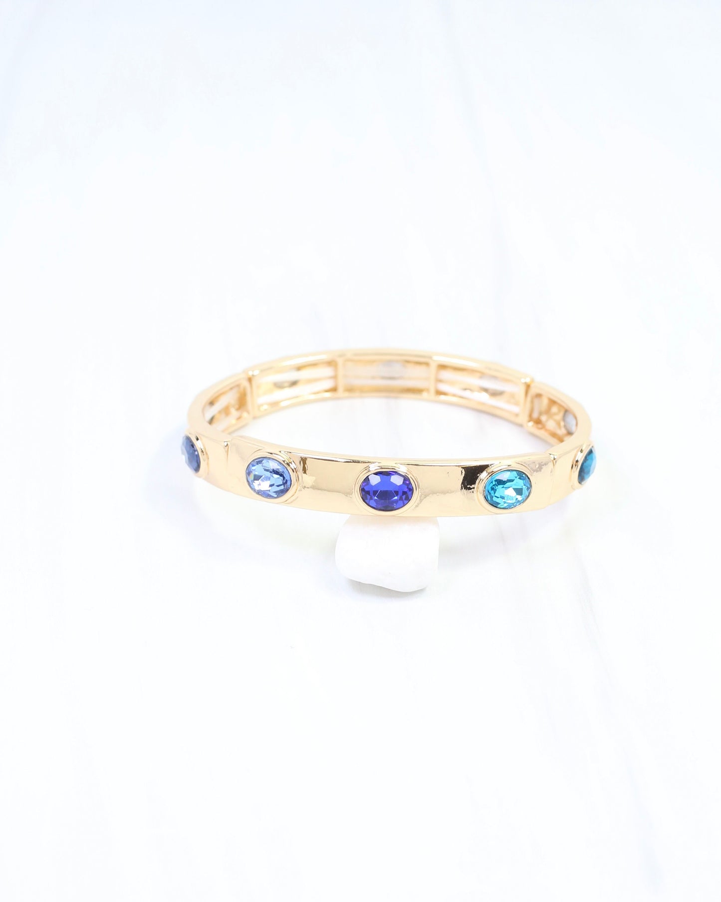Paradox Stretch Bangle Bracelet Blue