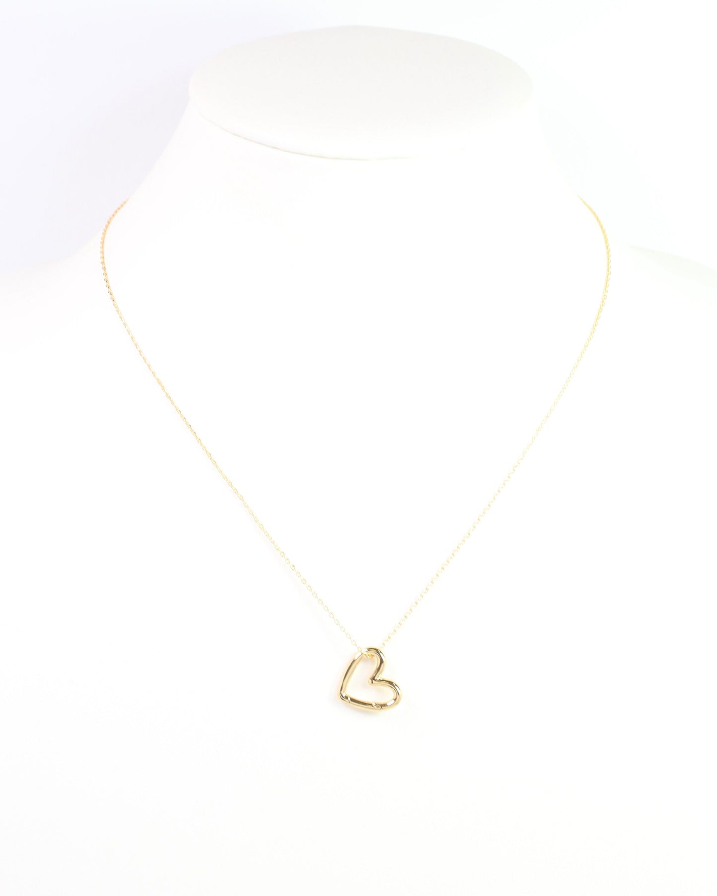 Estela Heart Necklace WR Gold