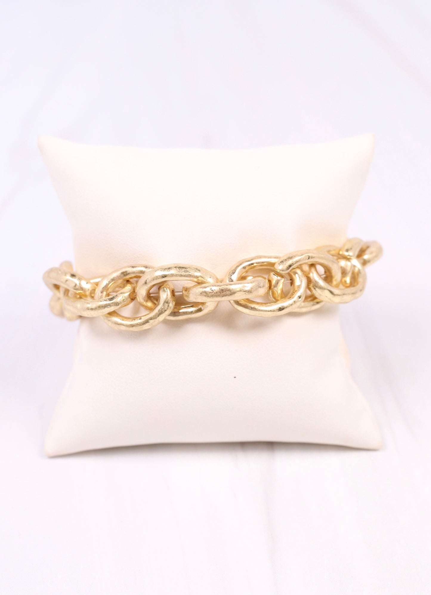 Brooke Stretch Bracelet WORN GOLD