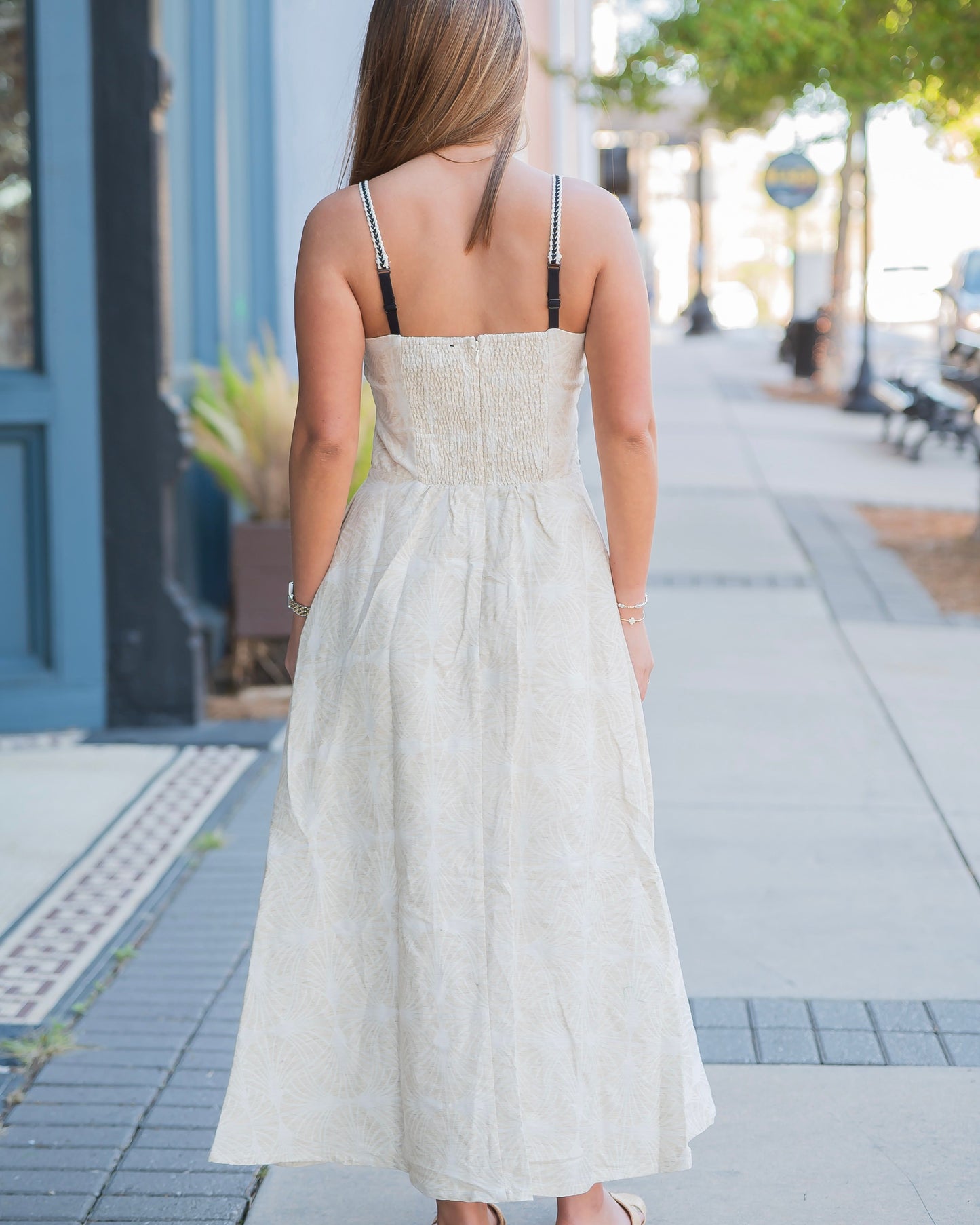 Rousseau Braid Trim Detail Dress