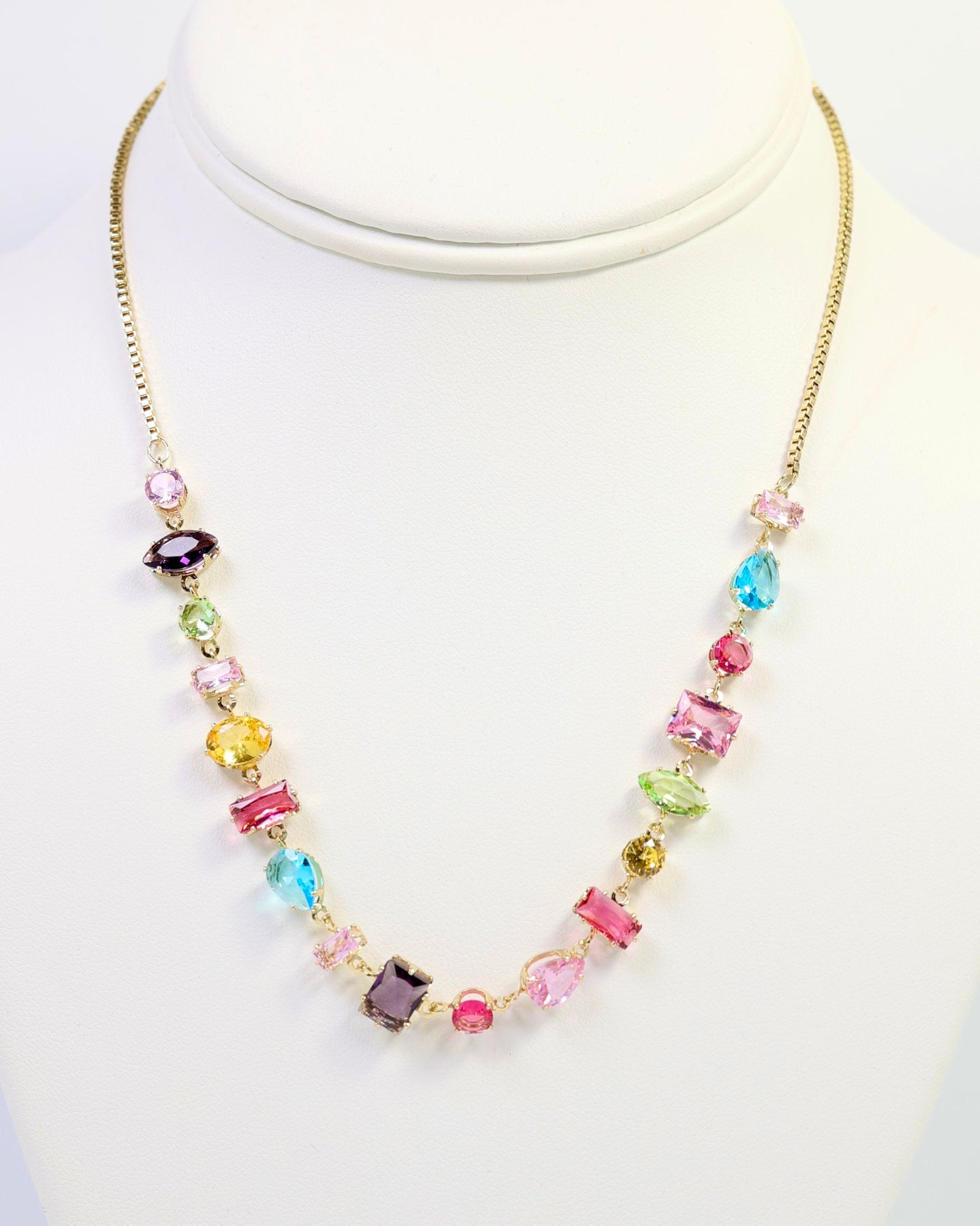 Royal Place Crystal Necklace WP Multi