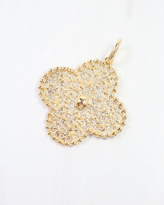 Camden Large Clover Charm Gold