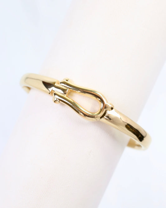 Landram Buckle Bangle WP Gold