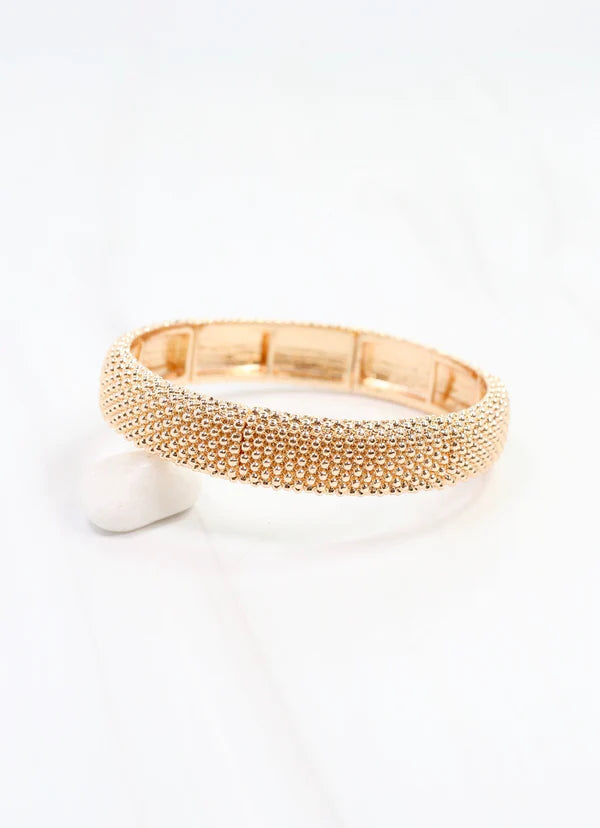 Cleveland Stretch Bracelet Gold