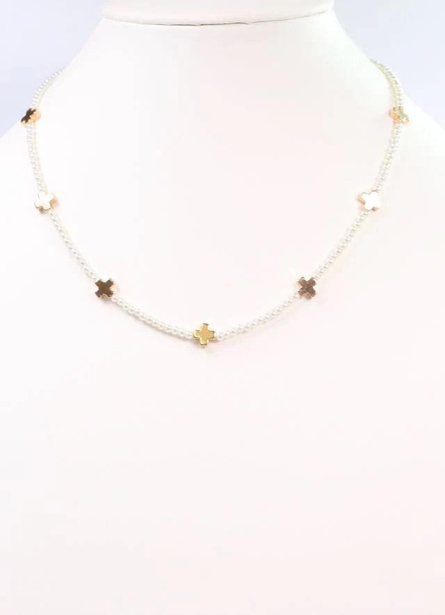 Bonetta Pearl Necklace CREAM