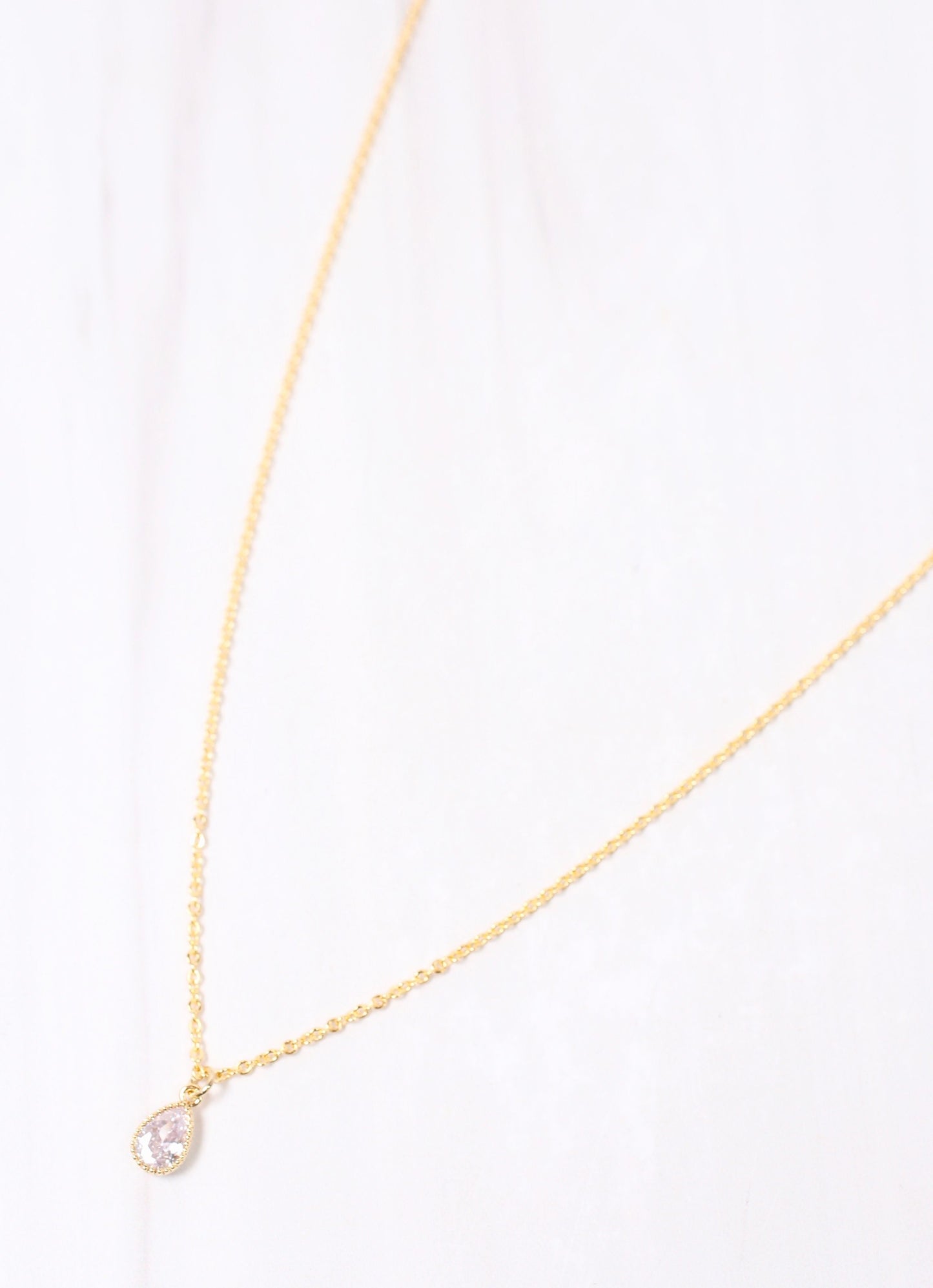 Strassman CZ Necklace GOLD