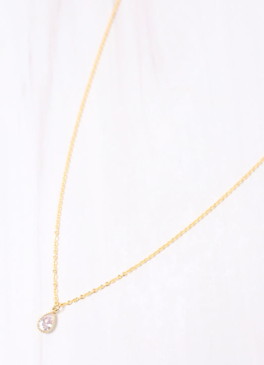 Strassman CZ Necklace GOLD