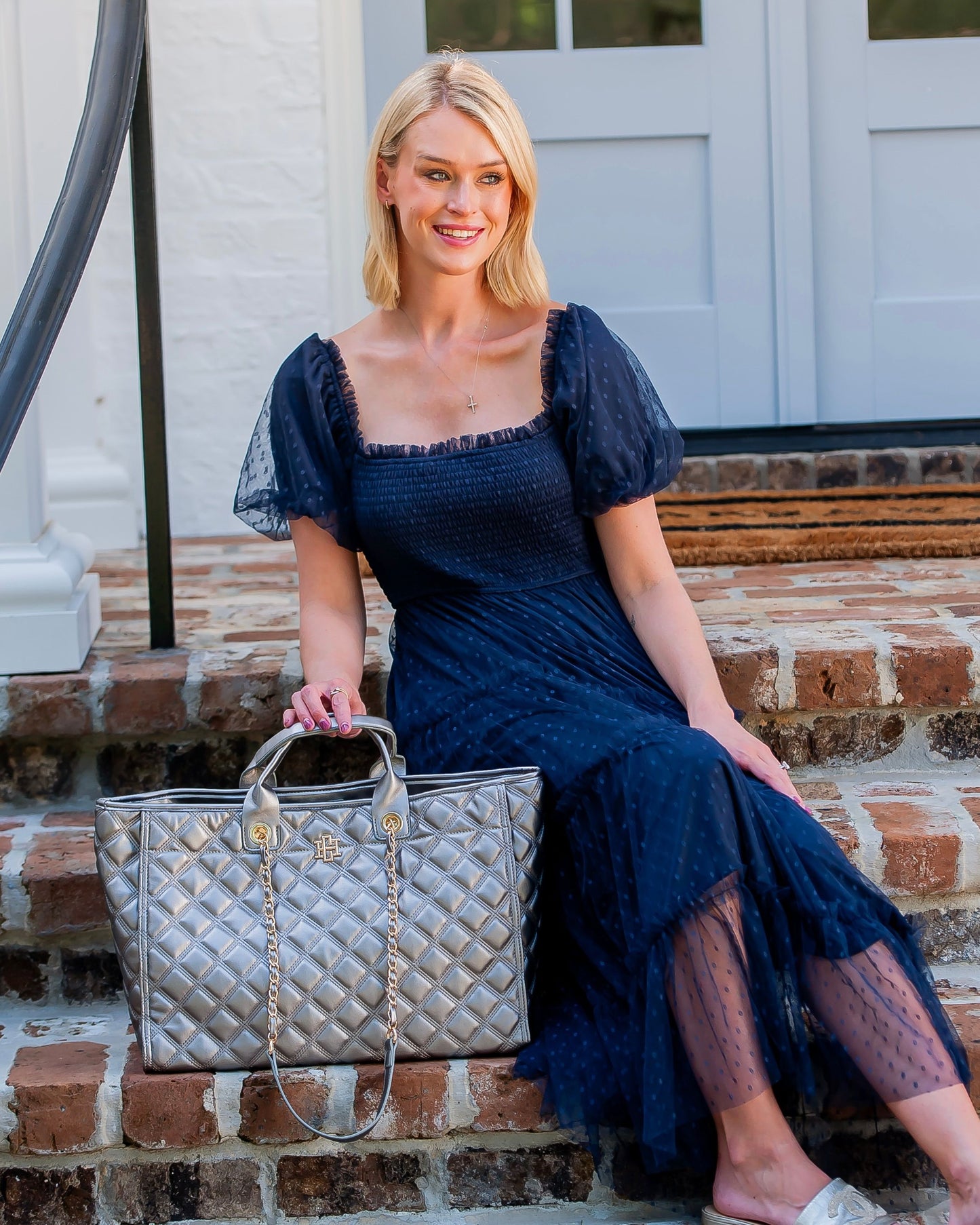 Melissa Tote Bag - Black Pearl DQ