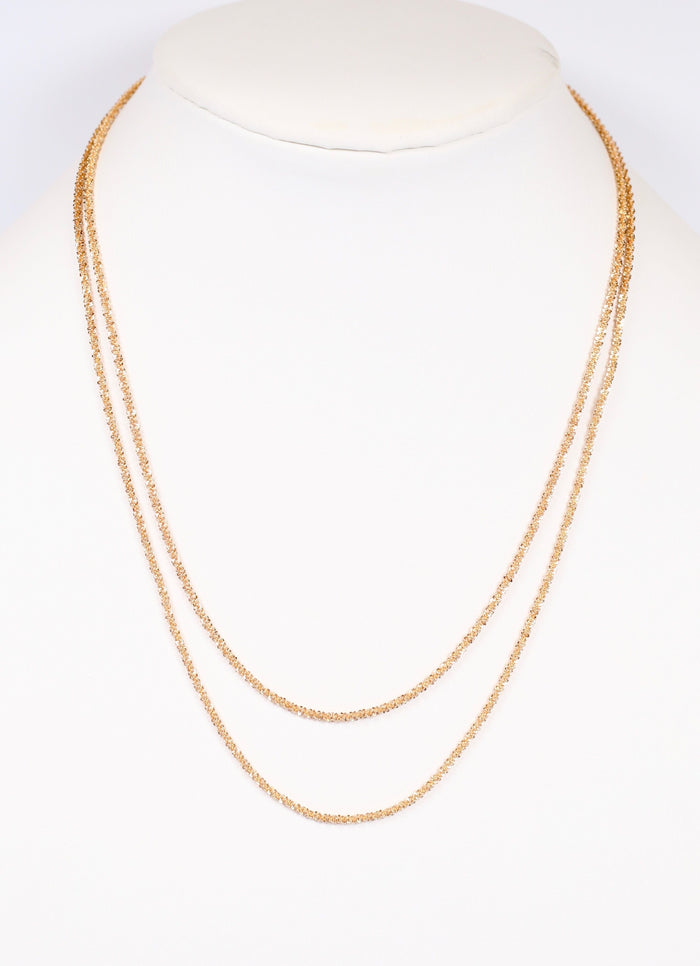 Albert Layered Necklace GOLD - Caroline Hill