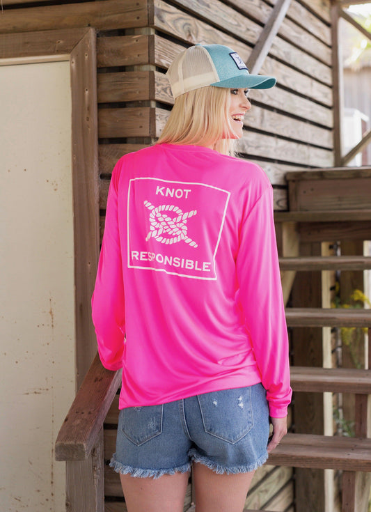 Classic Performance Long Sleeve - Hot Pink - Caroline Hill