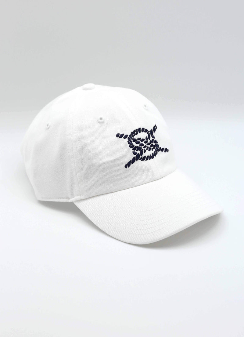 Dad Hat- White/Navy - Caroline Hill
