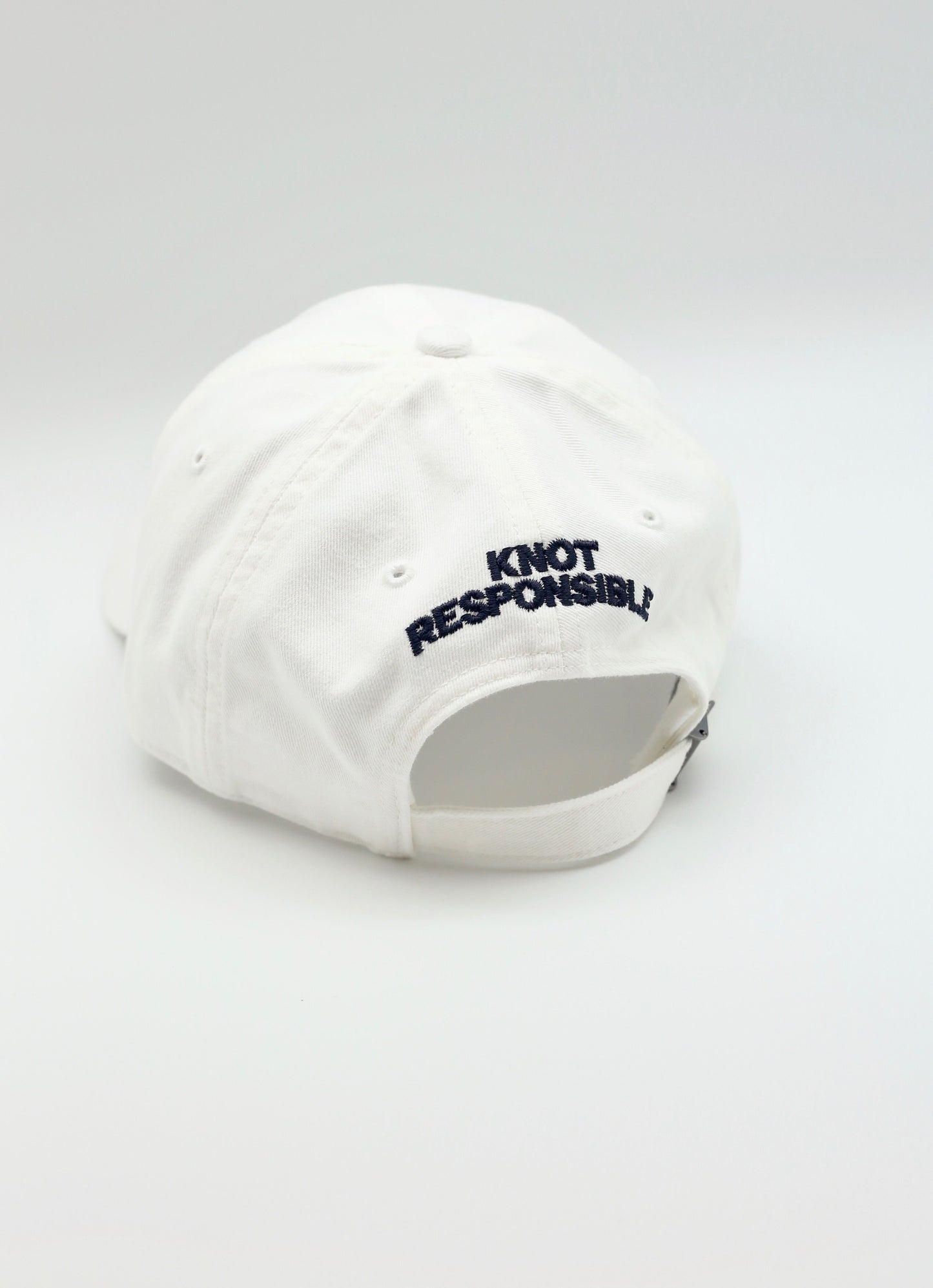 Dad Hat- White/Navy - Caroline Hill