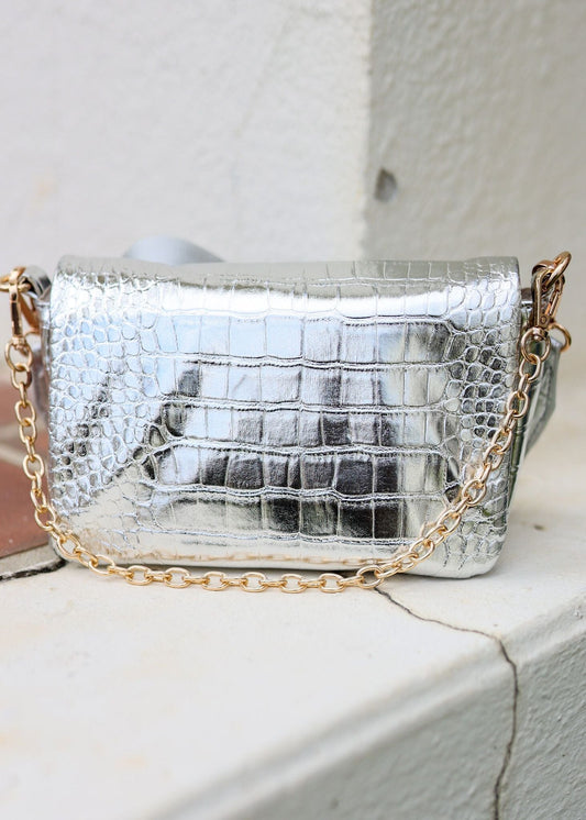 Dakota Crossbody SILVER - Caroline Hill