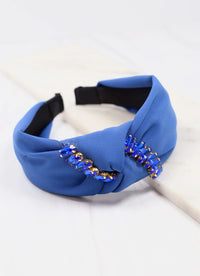 Ester Gemstone Headband BLUE - Caroline Hill